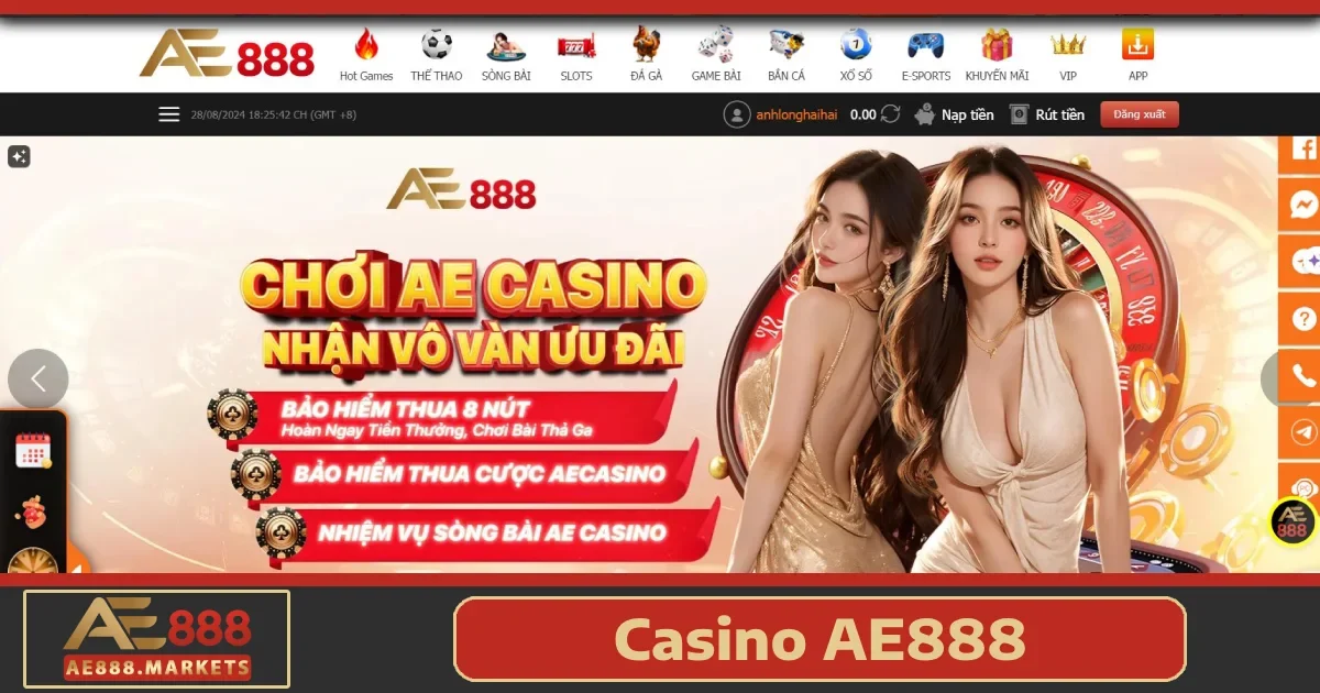 Ưu đãi độc quyền khi chơi Casino AE888