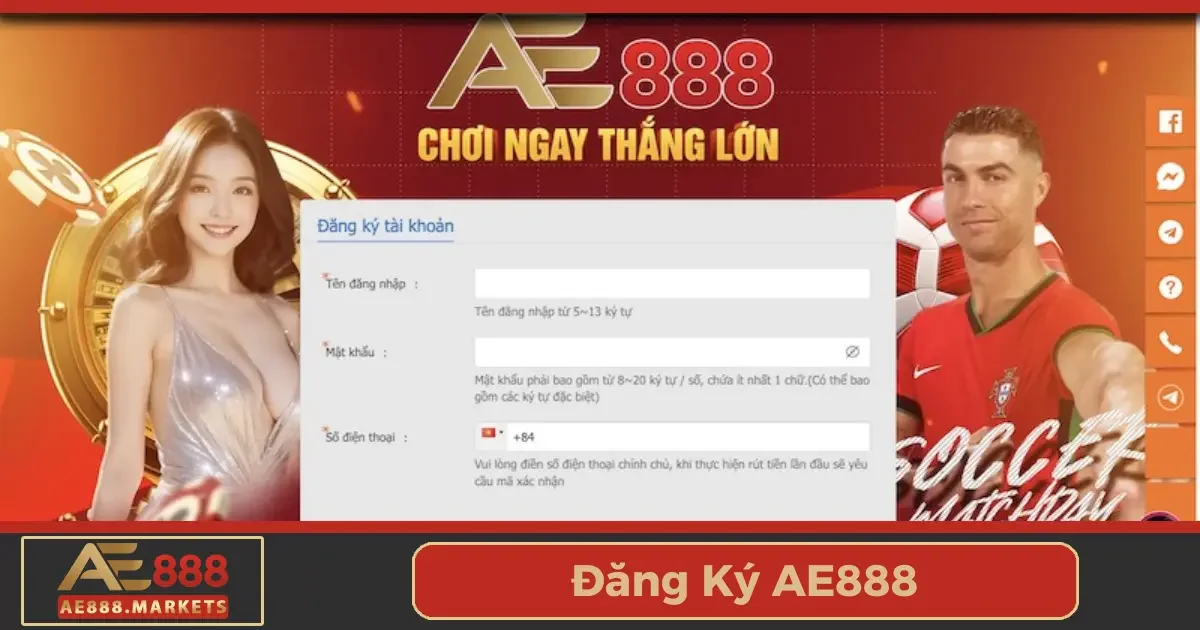 Những điều cần lưu ý khi cung cấp thông tin đăng ký tại AE888