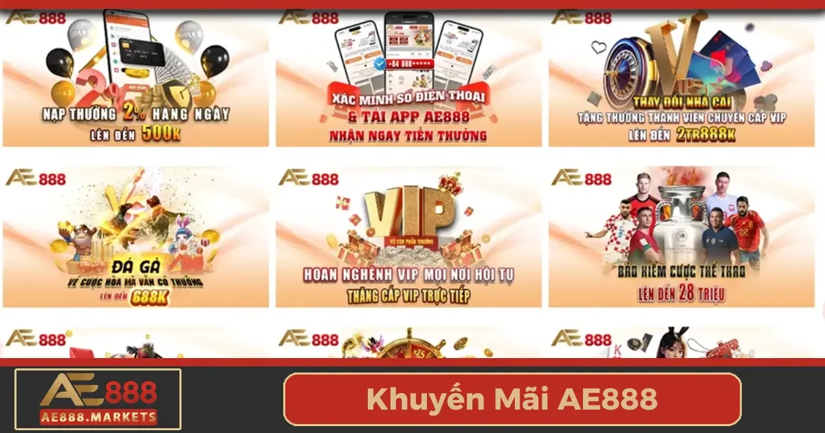 Cách nhận khuyến mãi chào mừng dành cho người chơi mới tại AE888